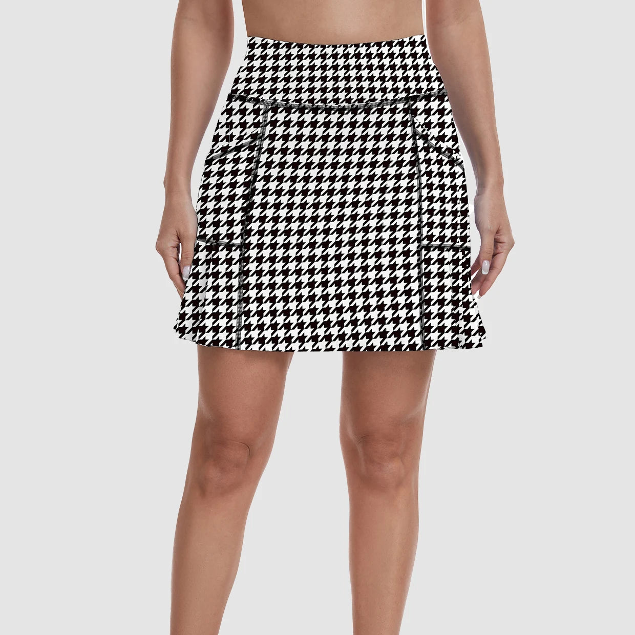 17" Pleated Skorts with Shorts and Pockets