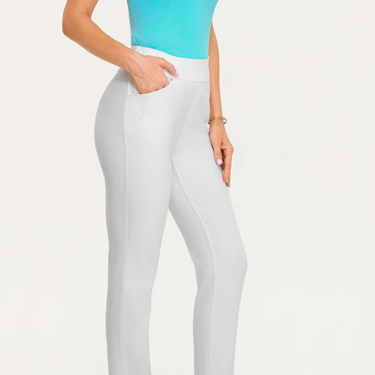 Women's High-stretch 39" Golf Pants with Pockets