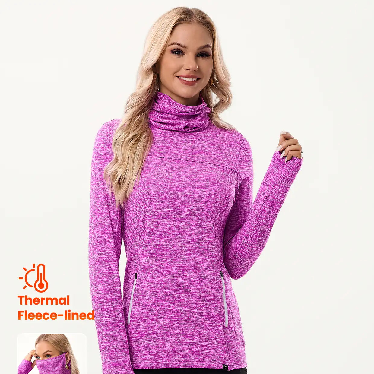 Ladies' Thermal Pullover with Mask