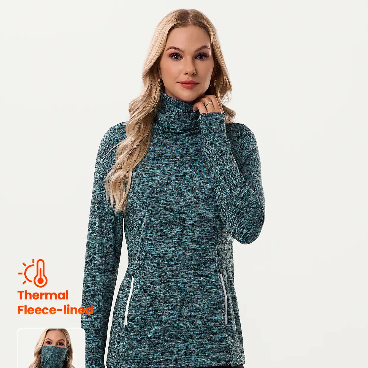 Ladies' Thermal Pullover with Mask