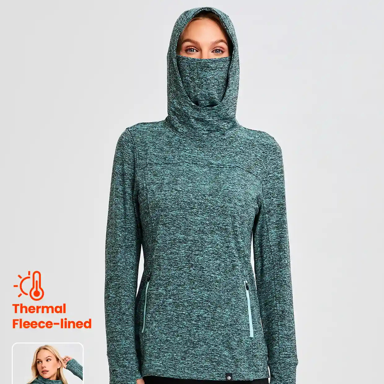 Pullover Long-sleeve Thermal Tops for Women