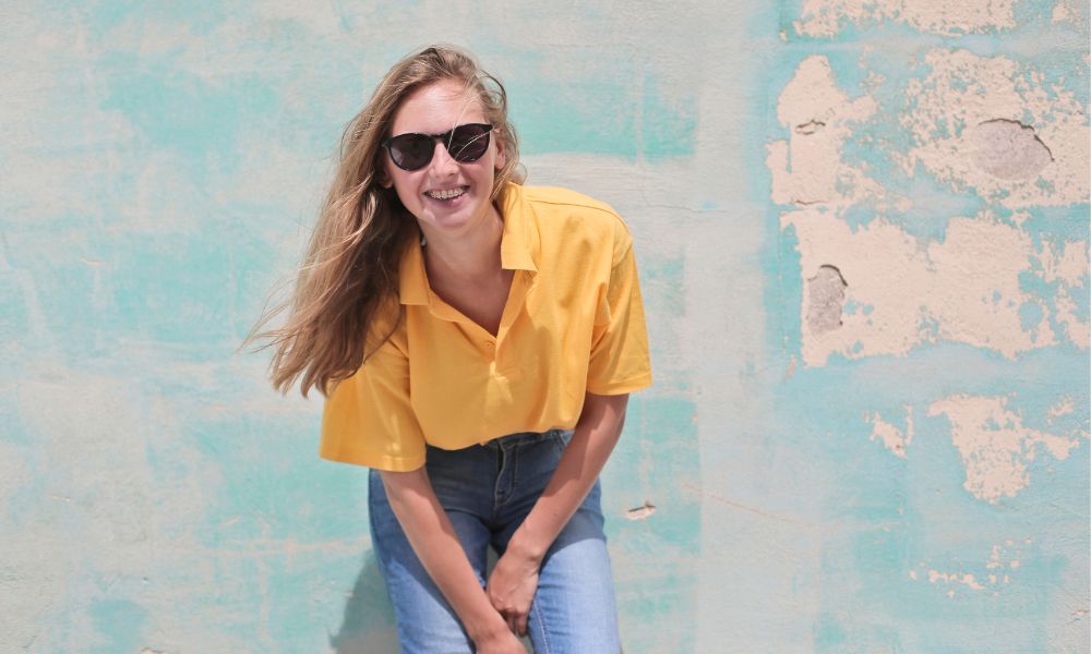 Women's short-sleeved polo shirt