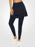 Soneven Pleated Athletic Skirted Leggings with Pockets