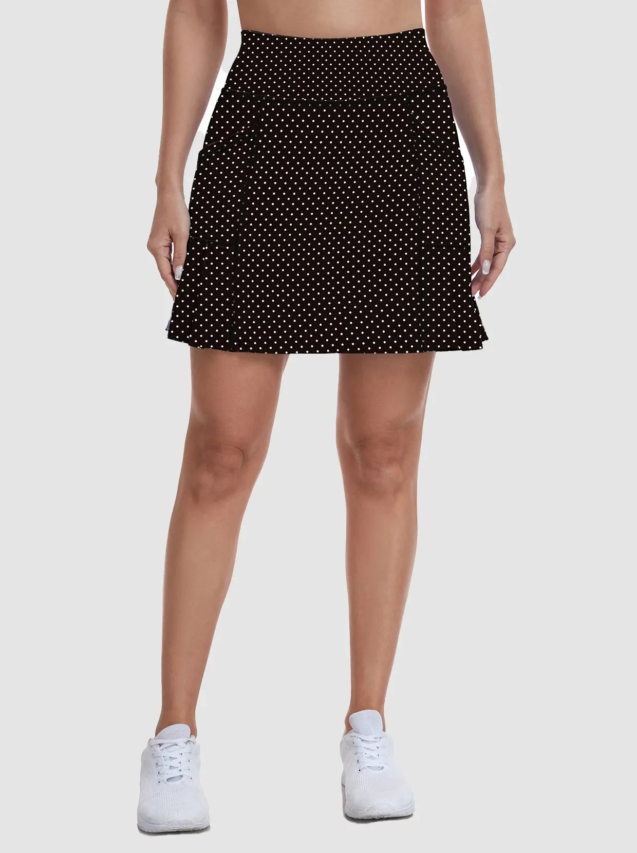 17" Pleated Skorts with Shorts and Pockets