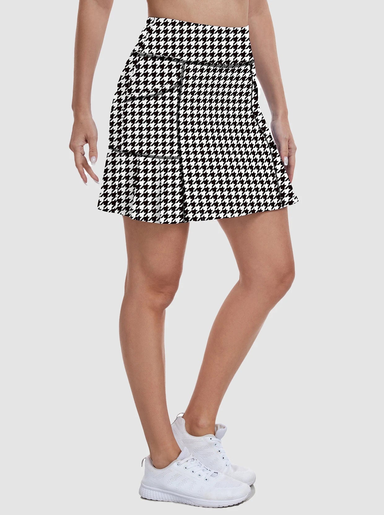 17" Pleated Skorts with Shorts and Pockets