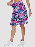 20" High-Waisted Active Skorts with Shorts and Pockets