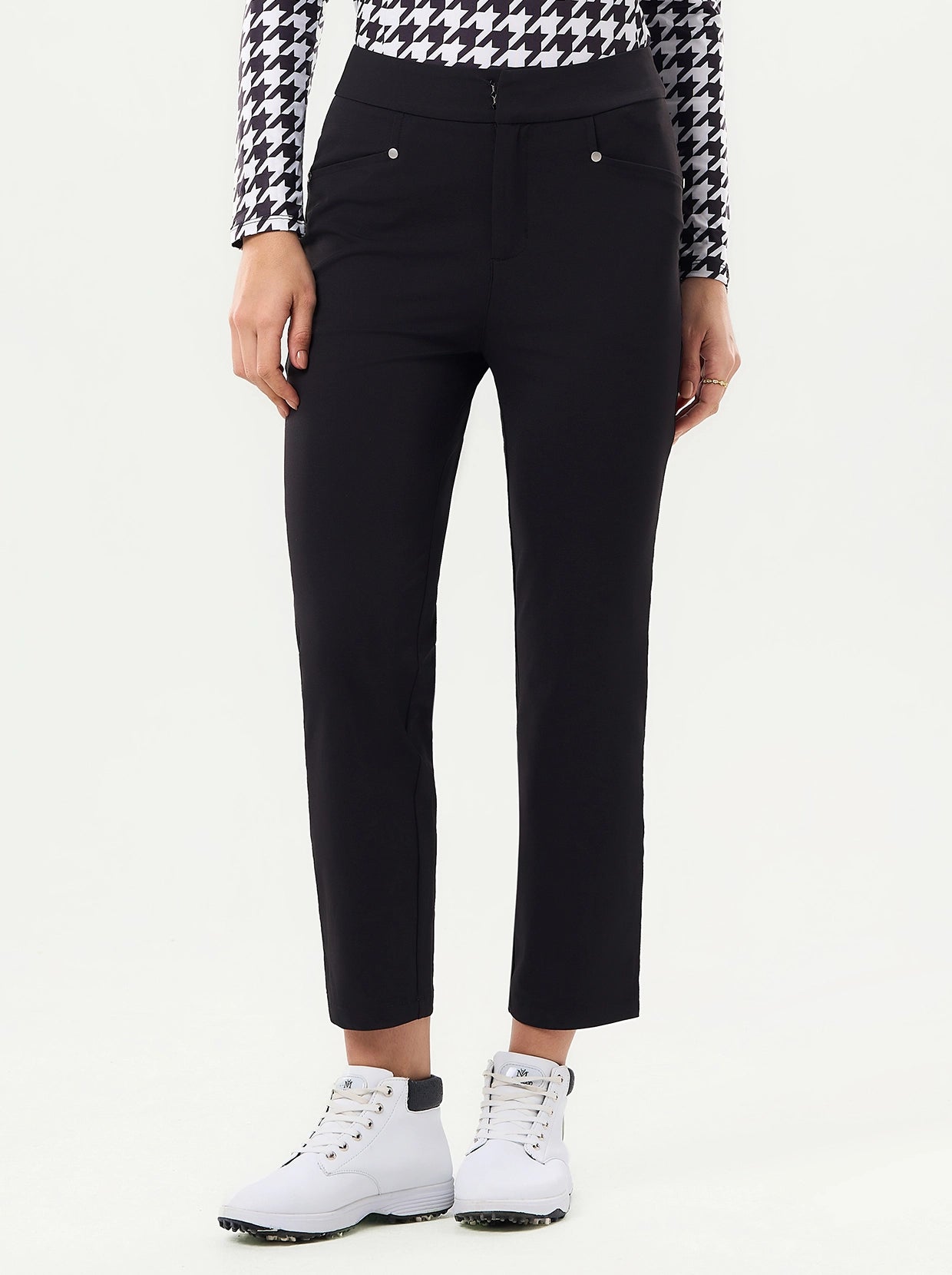 Black Water-repellent 38" Golf Pants