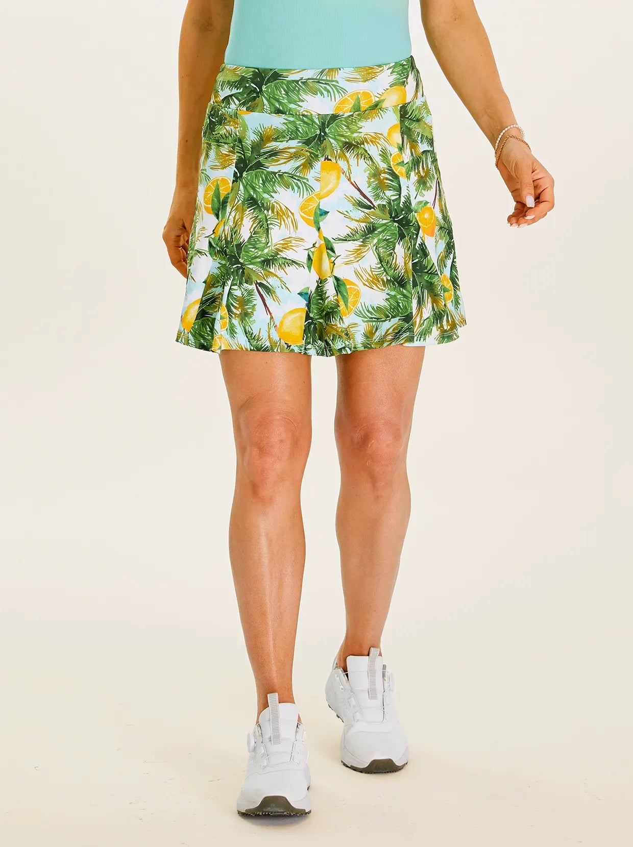 17" Lemon Athletic Skorts with Shorts and Pockets