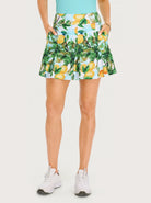 17" Lemon Athletic Skorts with Shorts and Pockets