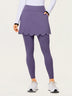 Scalloped Hem Golf Skirted Leggings with Pockets