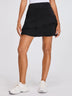 White 17“ Ruffled Active Skorts with Shorts and Pockets