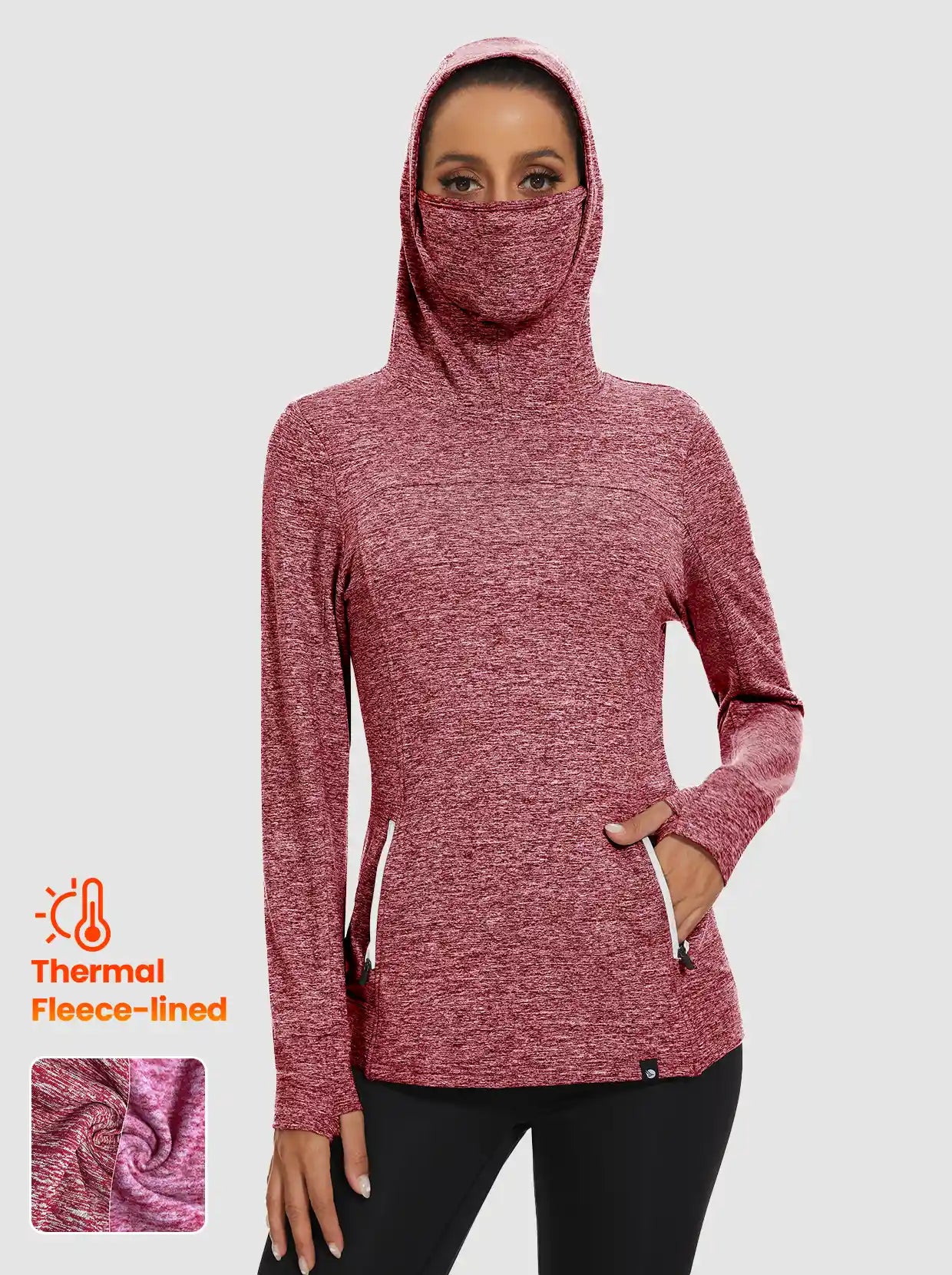 Pullover Long-sleeve Thermal Tops for Women