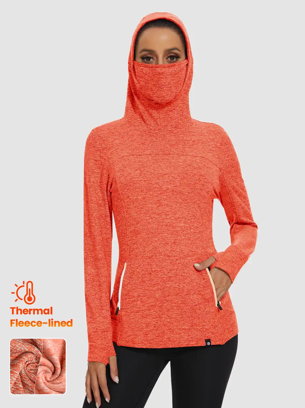 Pullover Long-sleeve Thermal Tops for Women