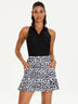Basic V-neck Racerback Sleeveless Polo Shirt